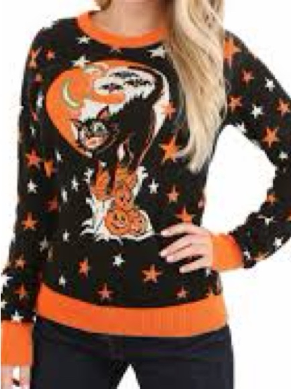 Fun.Co Halloween Vintage Cat Print
